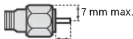SONY KD55AF8BU - Recommendation of F-type plug - 1