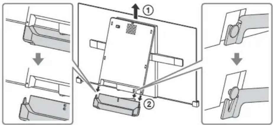 SONY KD55AF8BU - Montaż telewizora na ścianie - podstawa - 3