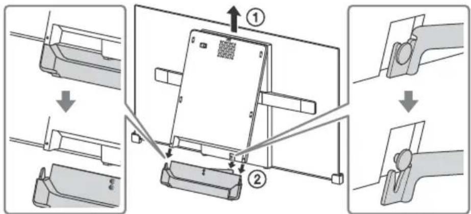 SONY KD55AF8BU - A TV falra szerelése asztali állványról - 4