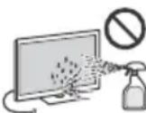 SONY KD55AF8BU - Manevrarea și curățarea suprafeței ecranului/carcasei televizorului - 1