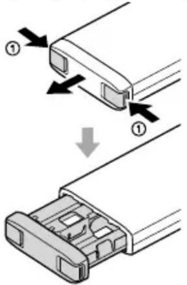 SONY FA-EBA1 - Τοποθέτηση μπαταριών - 1
