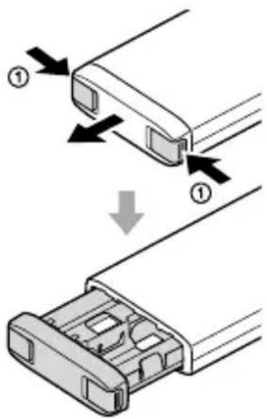 SONY FA-EBA1 - Sätta i batterier - 1
