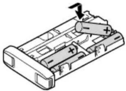 SONY FA-EBA1 - Introducerea bateriilor - 2