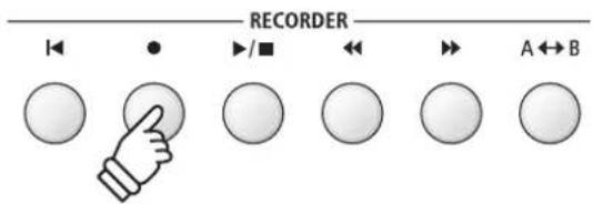 RECORDER ◀ ◆ ● ▶/■ ← ← ▶ A ↔ B ○ ○ ○ ○ ○ ○