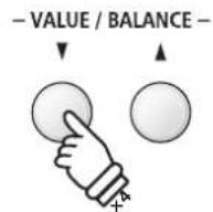 KAWAI ES8 - Adjusting the upper/lower sound volume balance - 3
