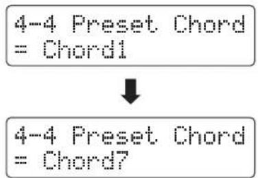 KAWAI ES8 - ■ Changing the Preset Chord setting - 1