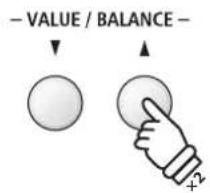 - VALUE / BALANCE - ↓ ↑ +2