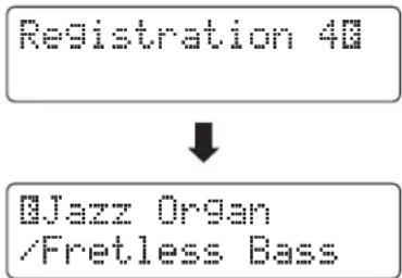 KAWAI ES8 - ■ Selecting a Registration memory - 2