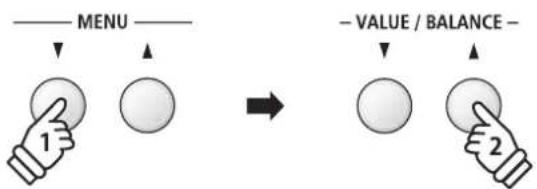 KAWAI ES8 - Selecting the song/part to be played back - 3
