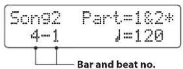 Son92 Part=1&2* 4-1 J=120 Bar and beat no.