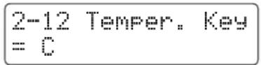 KAWAI ES8 - ■ Changing the Temperament Key setting - 1