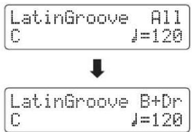 KAWAI ES8 - ■ Changing the Rhythm Section parts - 1