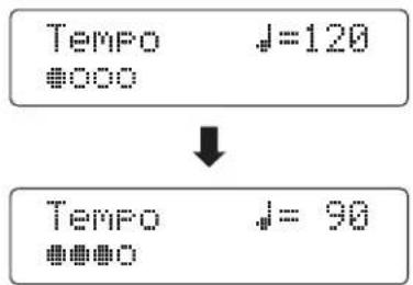 Tempo J=120 000 ↓ Tempo J=90 000