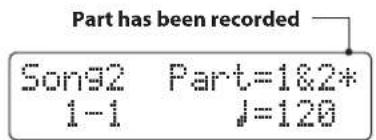 Part has been recorded Son92 Part=1&2* 1-1 J=120