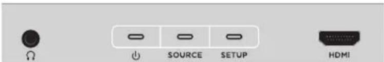 Ω ↓ SOURCE SETUP HDMI