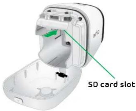 ARIO SD card slot