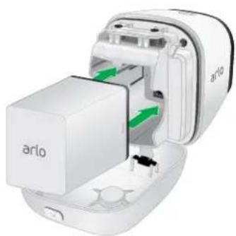 NETGEAR Arlo Go - To insert the battery: - 2