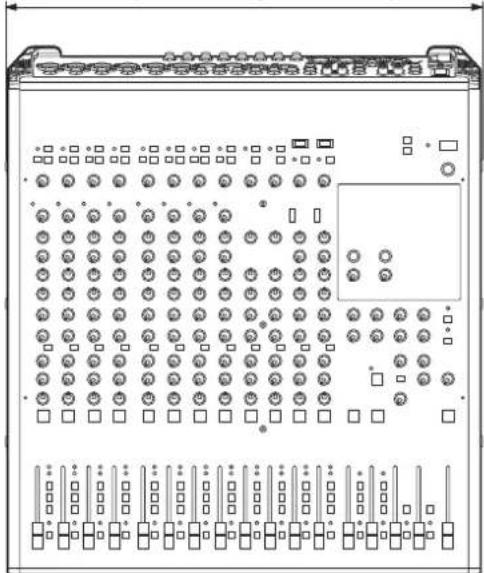 YAMAHA MGP16X - Dimensions - 2