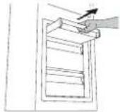BAUKNECHT KGIL 180F2 P - PROCEDURE TIL AT RENG∅RE STOP FROST-TILBEH∅R - 1