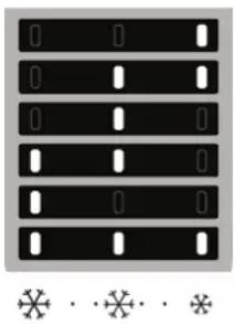 BAUKNECHT KGIL 180F2 P - Αναμμένα LED Ρυθμίστε τη θερμοκρασία - 1