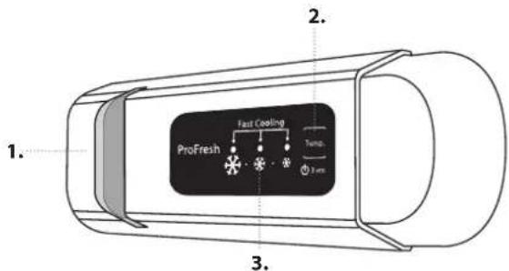 BAUKNECHT KGIL 180F2 P - PAINEL DE CONTROLO - 1