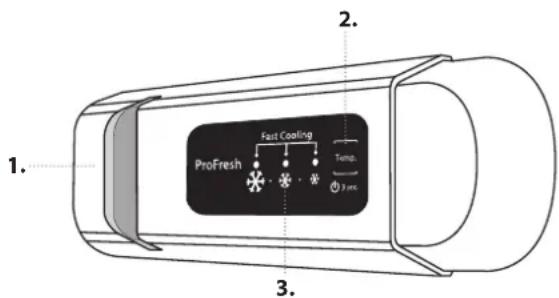 BAUKNECHT KGIL 180F2 P - BETJENINGSPANEL - 1