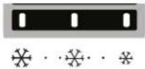 BAUKNECHT KGIS 16F2 P - LEDs branden Temperatuur instellen - 3