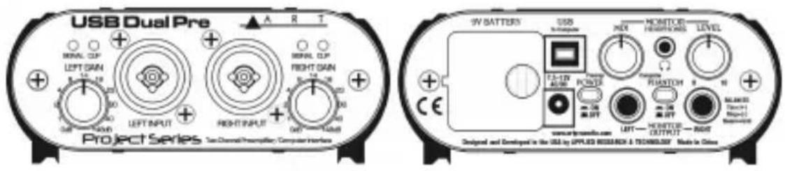 USB Dual Pre A R T MINAL CLP LEFT GAIN RIGHT GAIN LEFT INPUT RIGHT INPUT Project Series Sun-Channel Presumption Computer Interface 1V BATTERY USB Subgate MAX MONITOR OUTPUT LEVEL 12.12V AC/DC POWER RUNCH PHANTOM R INT MINISTER TEN+1 MAX+1 REDADED www.rptminfo.com LEFT—HONITOR—OUTPUT—RIGHT Designed a…