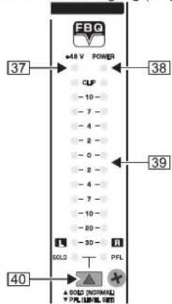 FBQ +48 V POWER 37 → 38 CLP -10 - -7 - -4 - -2 - -0 - -2 - -4 - -7 - -10 - -80 - L -30 - A SOLD PFL 40 → ▲ SOLD (NORMAL) ▼ PPL (LEVEL SET)