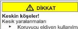 BOSCH KGV36VLEA - Kapının üst menteşesinin değiştirilmesi - 4