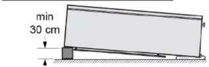 min 30 cm
