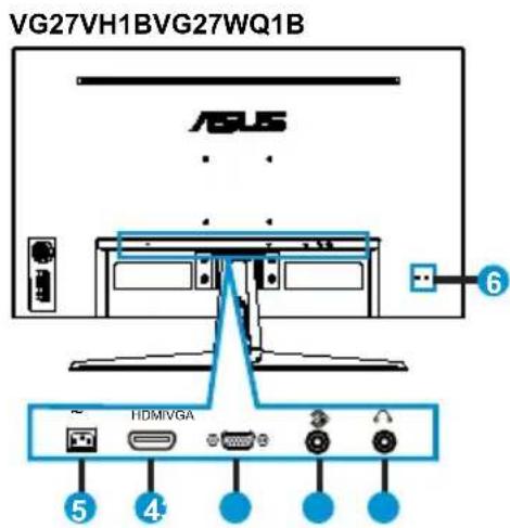 VG27VH1BVG27WQ1B ASUS 6 HDMIVGA 5 4