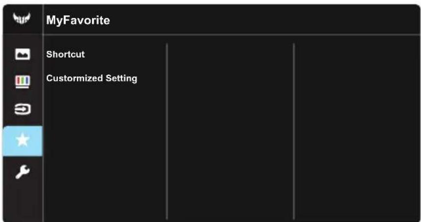 ASUS TUF Gaming VG27VH1B - Input Select (Valg af indgang) - 3