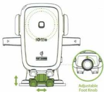 Mettle Adjustable Foot Knob