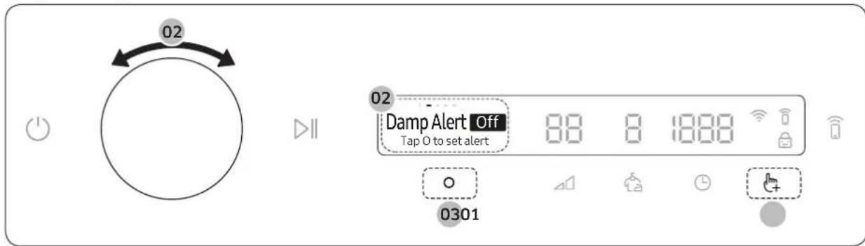 SAMSUNG DV80T6220LE - Yderligere funktioner - 1