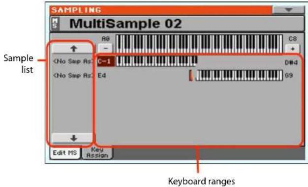 SAMPLING MultiSample 02 Sample list