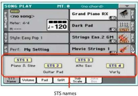 SONG PLAY MT: 0 (no chord) HIDI Meter: 4/4 M: --- J = 120 Grand Piano RX Dark Pad Style: Easy Pop 1 Strings Ens.2 GM Perf: My Setting Movie Strings 1 STS 1 Piano & Sine STS 2 Guitar Pad STS 3 Alto Sax Wurly STS 4 Volume Pad Split Sub Scale Joke Box STS names