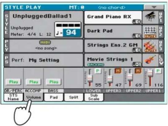 STYLE PLAY MT:0 STYLE UnpluggedBallad1 Grand Piano RX Unplugged Meter: 4/4 L: 12 J=94 Dark Pad UP1 PLAY HIDI Strings Ens.2 GM UP2 PUTT3 PS Perf: My Setting Movie Strings 1 BACKING Play Play Play P H H P DR/PERC RCCOMP BRSS LOWER UPPER3 UPPER2 UPPER1 STS Volume Pad Split Sub Name Scale