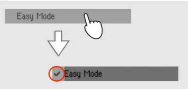 Easy Mode ↓ Easy Mode