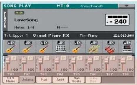 SONG PLAY MT: 0 LHD LoveSong Meter 1/4 M—— J = 240 Trk.Upper 1 Grand Piano RX Fly-Fiano 121.010.000 MD HD HD HD HD HD T91 T92 T93 T94 T95 T96 T97 T98 STS Name Unknown Pad Split Sub Scale Unlabeled Box
