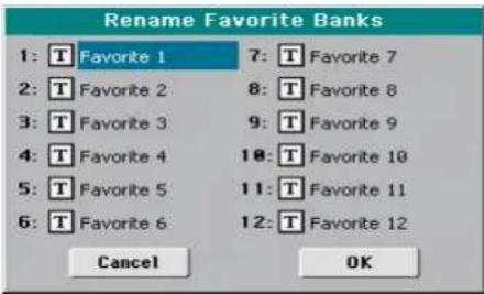 Rename Favorite Banks 1: T Favorite 1 2: T Favorite 2 3: T Favorite 3 4: T Favorite 4 5: T Favorite 5 6: T Favorite 6 7: T Favorite 7 8: T Favorite 8 9: T Favorite 9 10: T Favorite 10 11: T Favorite 11 12: T Favorite 12 Cancel OK