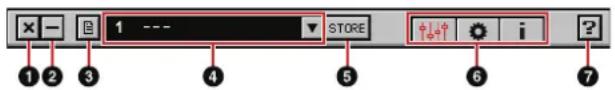 1 --- STORE i ① ② ③ ④ ⑤ ⑥ ⑦