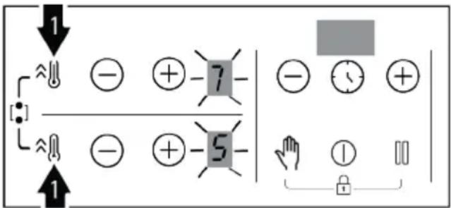 1 ^↓ - ⊕ -7 - - ⏱ ⊕ ^↓ - ⊕ -5 - 1