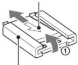 SONY HXR-NX80 - Lisävarustesovittimen kiinnittäminen - 1