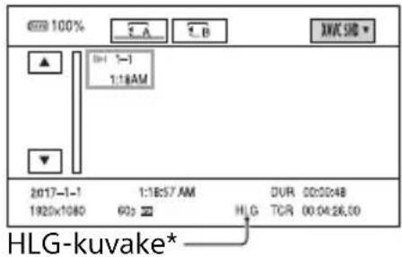 2017-1-1 1:18:57 AM DUR 00:00:48 1920x1080 60s HLG TCR 00:04:26.00 HLG-kuvake*