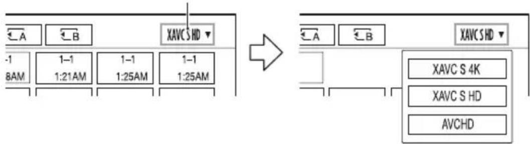 SONY HXR-NX80 - Funktioner, du kan tildele til ASSIGN-knapperne - 3