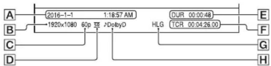 SONY HXR-NX80 - Funktioner, du kan tildele til ASSIGN-knapperne - 4