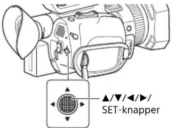 SONY HXR-NX80 - Brug af direkte menu - 1