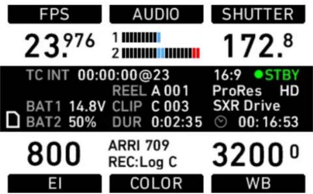 ARRI Alexa LF - HOME screen - 1