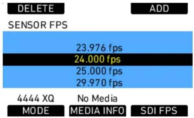 ARRI Alexa LF - Lists and User Lists - 1